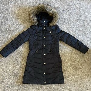 MICHAEL KORS women’s size Small faux fur-lined hooded Parka